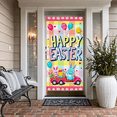 thumbnail image 6 of Colorful Easter Themed Banner with Bunny Eggs Car Decor Party Supplies Background Backdrop for Easter Party Decorations Photography Props Happy Easter Celebrations, 6 of 8