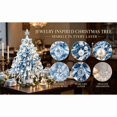 thumbnail image 5 of DIY Beaded Christmas Tree Craft Kit for Adults, Ice‑Blue Crystal Tabletop Tree with Snowflake Reindeer Charms, Xmas Handmade Gift, 5 of 5