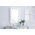 thumbnail image 3 of Décor Élégant MRE32432WH Brenda 24 par 32 Po. Miroir LED 5000K, Blanc, 3 of 4