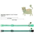 thumbnail image 5 of Newborn Brand 2 Packs Breakaway Cat Collar With Bell 7.5 inch~12.5 inch With 1 ID Tag (2 cat collars+ 1 ID Tag), 5 of 7