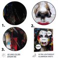 thumbnail image 3 of Designart "Acrylic Portrait of a Woman II" Fashion Woman Metal Art Print, 3 of 5
