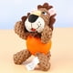 thumbnail image 3 of Juguete con forma de león y sonido para morder perros, juguete educativo para jugar, juguete creativo para entrenar mascotas (marrón claro), 3 of 7