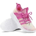 thumbnail image 2 of Kushyshoo Kids Sneakers Gradient Rose Red Running Tennis Athletic Shoes for Girls Size 13 For Little Kids, 2 of 5