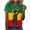 Multicolor, variant on BVOFAR Black History Month Shirts for Women Short Sleeve Round Neck T-Shirts African American Tees Plus Size Loose Tops