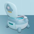 HLJHKJWM Adorable Children‘s Rocket Pattern Toilet for Male and Female ...