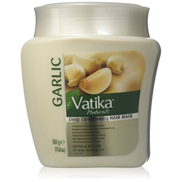 dabur vatika naturals garlic hair mask treatment cream, 500 gram