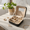 thumbnail image 4 of Hives & Honey Women's Black Mya Compact Jewelry Travel Case, 4 of 9
