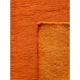 thumbnail image 6 of RUGSOTIC CARPETS HAND KNOTTED WOOL AREA RUGS - 5'7''x7'10'', Rectangle, Orange, Contemporary Modern Design, High Pile Thick Handmade Anti Skid Area Rugs for Living Room, Bed Room (T00205), 6 of 8