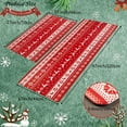 thumbnail image 2 of Christmas Reindeer Kitchen Rugs Sets of 2 Non Slip Kitchen Mats for Floor Anti Fatigue Red Kitchen Floor Mats Waterproof Xmas Comfort Standing Mat for Kitchen Sink Home Office, 2 of 6