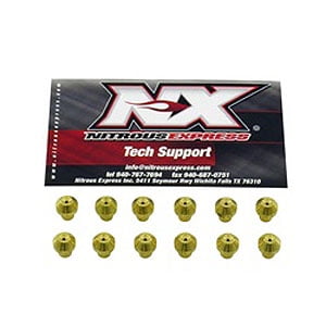 Dual Nozzle Nitrous - Nitrous Express 90506JP 8-Cylinder .gasoline Shark Nozzle Jet Pack (200-600hp)