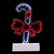 Northlight LED 3D Candy Cane with Bow Christmas Infinity Mirror - 8