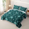 thumbnail image 3 of meiyoeat Rustic Western Aztec Quilt King For Kids,Retro Farmhouse Bull Skull King Coverlet Set For Boys,3pcs, 3 of 7