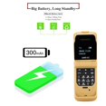 thumbnail image 4 of Teléfono con tapa reloj despertador peso ligero teclado duradero teléfono con tapa multifuncional para estudiantes y niños ANGGREK Otros, 4 of 8