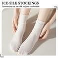 thumbnail image 5 of LDU Ruffle Socks for Women, Frilly Crew Socks, Black & White, 6Pairs, 5 of 6