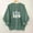 Green, variant on Aufmer 2 Pcs Women's Solid Color Hooded Sweatshirt, Round Neck Long Sleeve Pullover, Casual Streetwear Top(Green)
