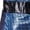 Blue, variant on Men's Retro 70s Outfit Disco Dance Jumpsuit Sleeveless Shiny Metallic V-Neck Bodysuit Clubwear Blue XXL