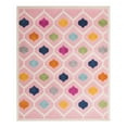 thumbnail image 3 of Unique Loom Aruba Outdoor Collection Area Rug - Noord (7' 10" x 10' Rectangle Pink/Gold), 3 of 7