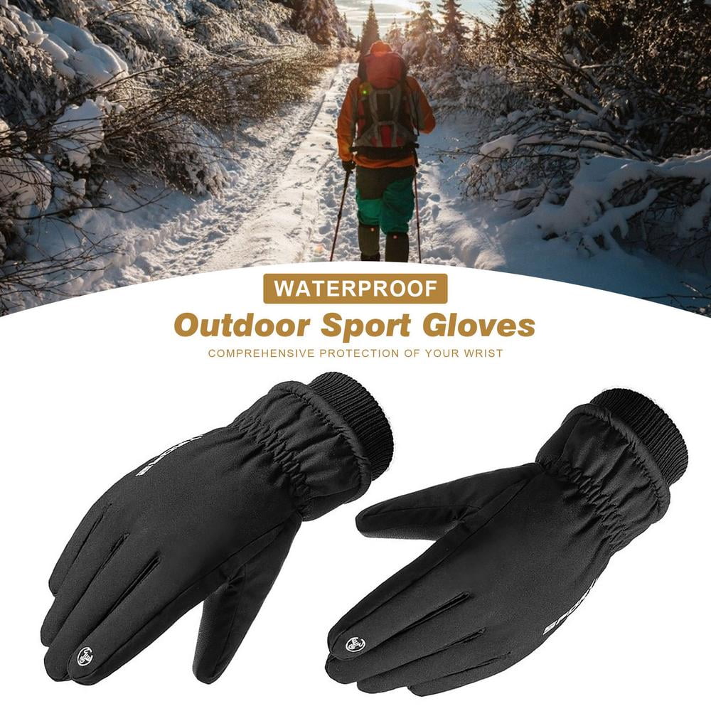 Winter Ski Gloves Touch Screen Snowboarding Waterproof Thermal Warm Men Women 