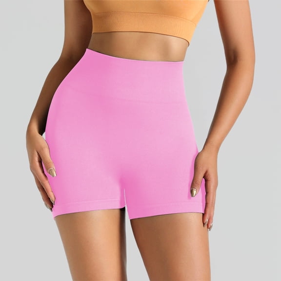 OIUUAK Women Fashion Solid Pant Leggings Pants Slim Shorts High Waist Sport Pants, Scrunch Butt Shorts, Butt Lifting Shorts for Women, Licras Levanta Gluteos Para Mujer