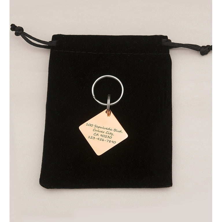 Diamond shaped cheap dog tag
