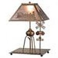 thumbnail image 2 of Meyda Tiffany 51704 Train On The Track Rail Road Crossing 1 Light Table Lamp - Copper, 2 of 2
