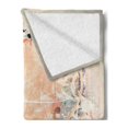 thumbnail image 2 of Abstract Soft Flannel Fleece Throw Blanket, Grunge Textured Mix Collage Murky Tone Effects Watercolor Design, Cozy Plush for Indoor and Outdoor Use, 60" x 80", Multicolor, by Ambesonne, 2 of 5