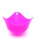 thumbnail image 2 of Tazas de silicona para escalfar huevos con soportes de anillo, para cocinar huevos en microondas o estufa, sin BPA, paquete de 4, 2 of 4