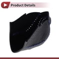 thumbnail image 4 of Cubierta de pomo de cambio antideslizante para Volkswagen Taos 2022-2023 Negro Azul Cuero Sintético, 4 of 6