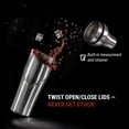 thumbnail image 6 of Lexenic 24oz Vacuum Insulated Cocktail Shaker - Perfect for Martini, Margarita - Leak-Proof Design and Built-in Strainer for Effortlessly Impressive Drinks - Premium Stainless Steel Drink Shaker, 6 of 8