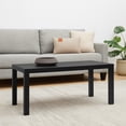 thumbnail image 3 of Mainstays Parson Coffee Table, Black Finish, 3 of 11