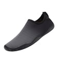 thumbnail image 3 of Domuza Men Women Casual Lightweight Quick Drying Aqua Shoes for Beach Diving Water Sport Black 9（EU-42）, 3 of 4
