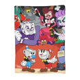 thumbnail image 3 of The Cuphead Show Fleece Blanket Super Soft Cozy Warm Flannel Fleece Throw Blanket For Couch Bed Sofa Throw 60"X50", 3 of 7