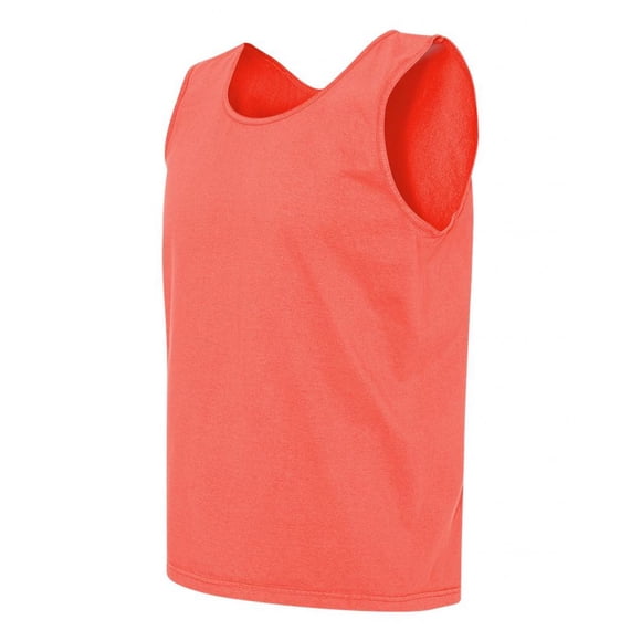 Colores de confort - Top sin mangas teñidas de pigmento - Neón rojo naranja - 3x-grande Comfort Colors Camiseta sin mangas