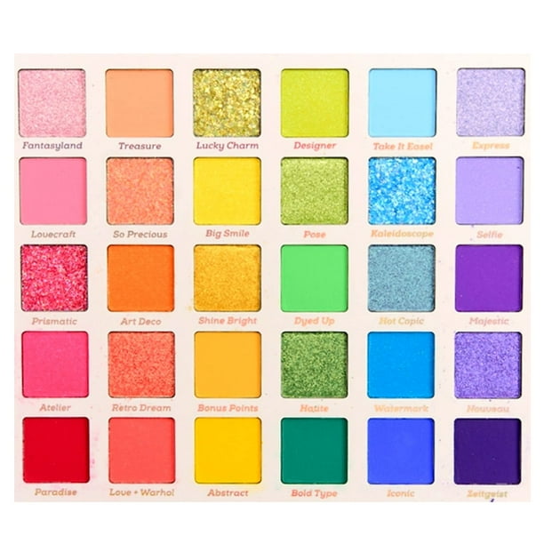 Paleta de sombras de ojos ColourPop FADE INTO HUE 30 colores