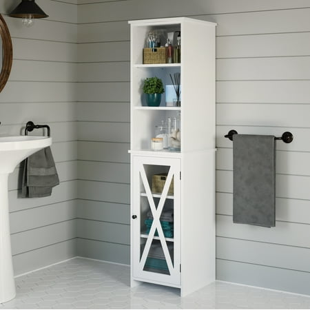 Sauder - Cottage Road Bathroom Linen Tower - White