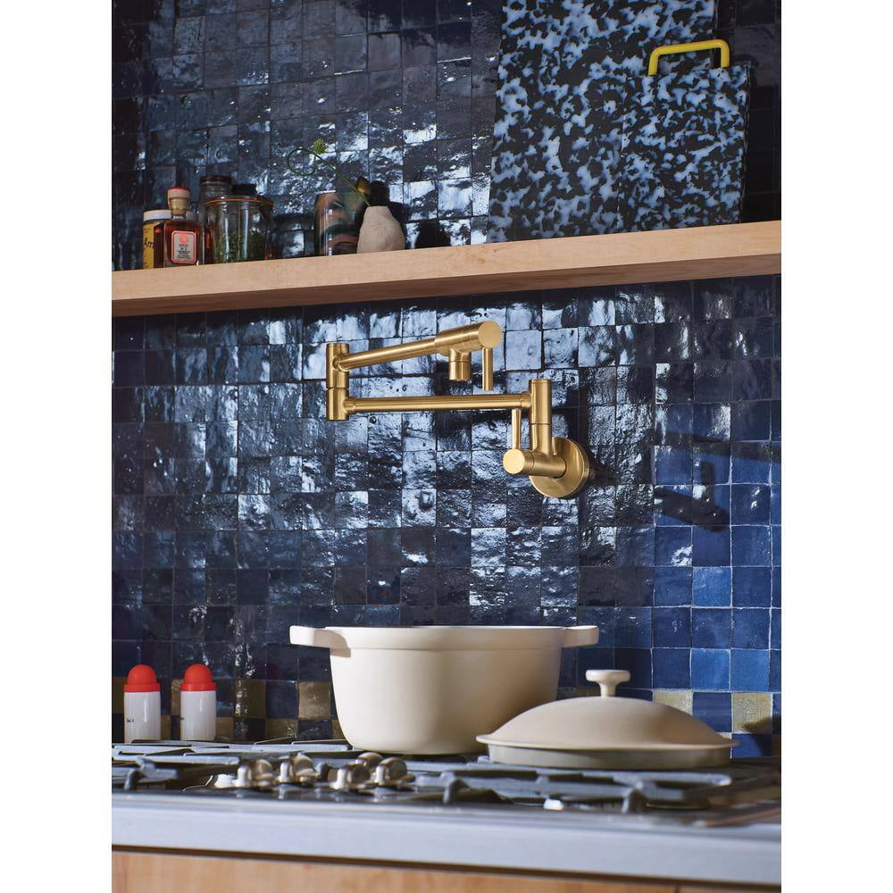 Moen S665Bg Brushed Gold One-Handle Kitchen Faucet