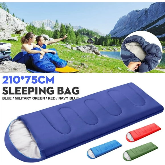 Compact & Portable Camping Sleeping Bag, Durable Lightweight 3 Seasons for Adults & Kids, Waterproof with Compression Sack, Polyester Fabric for Indoor & Outdoor Adventures