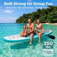 thumbnail image 3 of SereneLife Thunder Wave SUP - 10 Foot Inflatable Stand Up Water Paddle Board, Leash, Paddle, Pump & Bag, 3 of 9