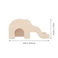 thumbnail image 2 of VERDANVERSE Casa Para Hámster Resistente De Madera Natural Con Acabado Decorativo Multicolor, 2 of 6