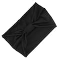 thumbnail image 3 of Diadema elástica antideslizante con nudo cruzado de tela, accesorios para banda para el cabello para mujer (negro), 3 of 14