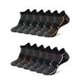 thumbnail image 2 of COOPLUS 12 Pairs Mens Ankle Running Socks Athletic Cushioned Breathable Socks for Men, 2 of 9