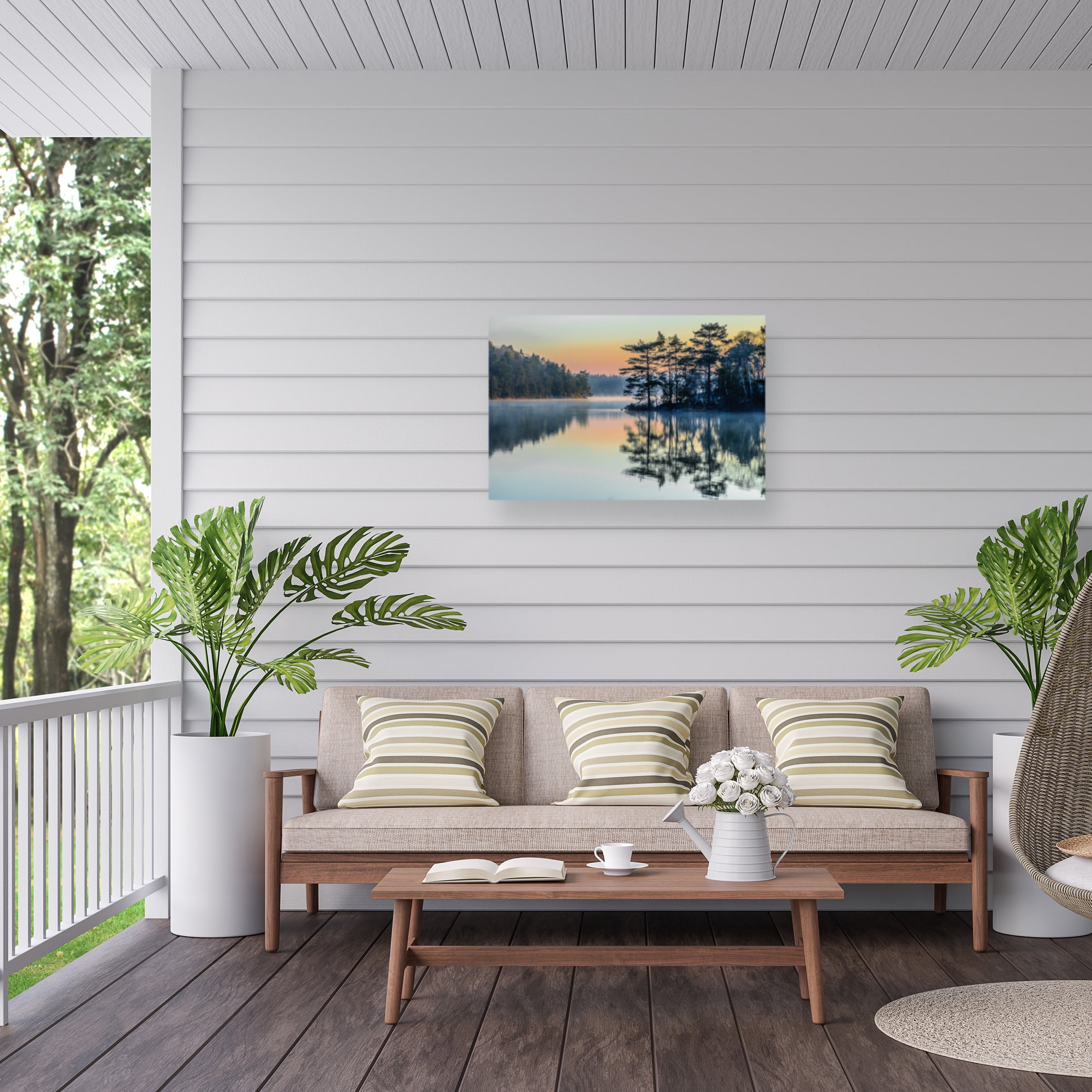 Benny Pettersson 'Before People Wake' Outdoor Canvas