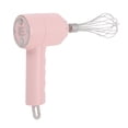thumbnail image 2 of Handheld Mixer, USB Rechargeable Portable Electric Mixer Practical 20W With Egg Beater For Baking Pink, 2 of 8