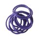 thumbnail image 1 of Guardurnaity 10 unidades de bandas para el cabello con purpurina, diadema ostentosa, decorativa, sólida, protectora, soporte para cola de caballo, Accesorio para el cabello Violeta, 1 of 6