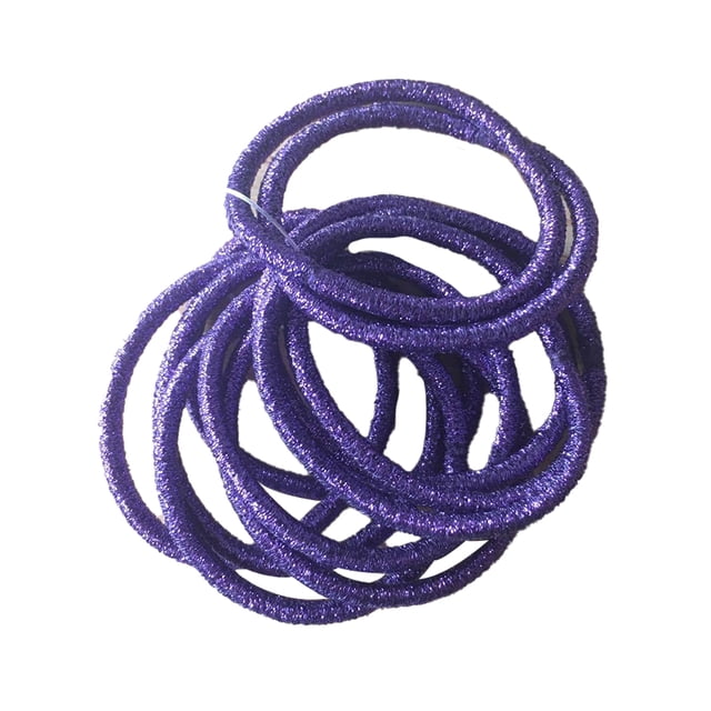Minnieouse 10 piezas de bandas para el cabello, diadema elástica, tocado sólido ajustable, soporte grueso, accesorios de estilismo sin costuras Accesorio para el cabello Violeta