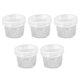 thumbnail image 1 of Contenedor de aderezo para ensaladas, botella de salsa portátil de 5 piezas, botella de salsa portátil, taza pequeña para salsa, construida para durar, 1 of 8