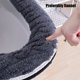 thumbnail image 4 of Cojín Funda de Asiento de Inodoro Lavable Universal, Punto de Poliéster Gris, 43x36cm, Portátil con Mango, Fácil de Instalar, Apto para Viajes, 1 Paquete, 4 of 5