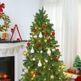 thumbnail image 2 of Mr. Christmas 4 in. Set of 4 Nostalgic Ceramic Tree Ornaments - White with Clear Bulbs, 2 of 2