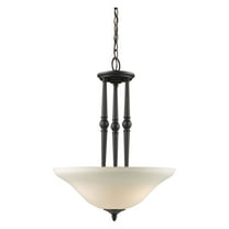 Z-Lite Clayton 3 Light Pendant in Bronze