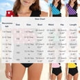thumbnail image 3 of Busydd Girls One Piece Swimsuits with Built in Bra 7-16 Years Trendy Ruffle V Neck Girls' Swimwear Summer Beach Polka Dot Bathing Suit 15-16 Years, 3 of 8